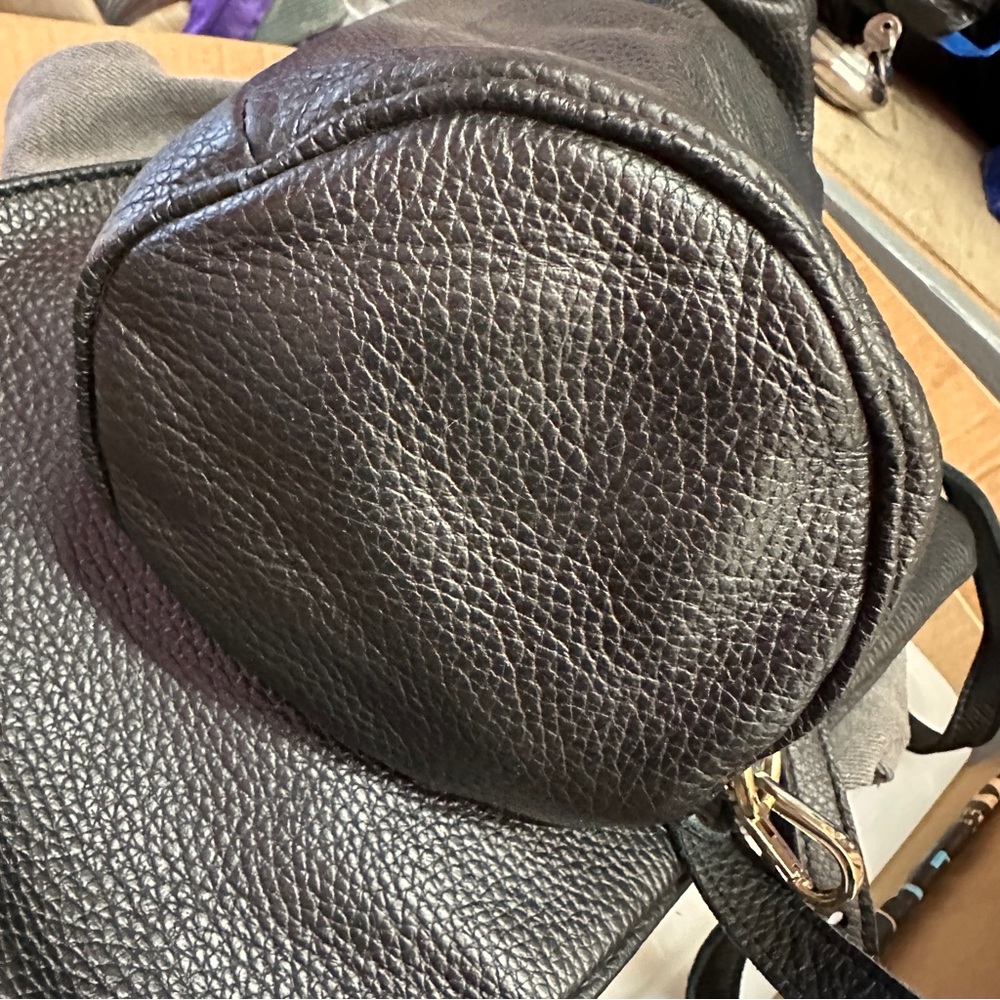 NWT Sevilla Smith Black Leather Crossbody Bag - Picture 11 of 16